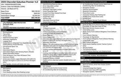 2025 Chevrolet Suburban Premier