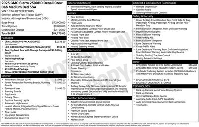 2025 GMC Sierra 2500HD Denali