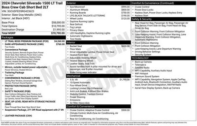 2024 Chevrolet Silverado 1500 LT Trail Boss