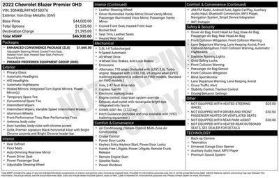 2022 Chevrolet Blazer Premier