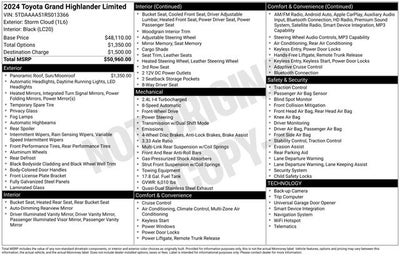 2024 Toyota Grand Highlander Limited