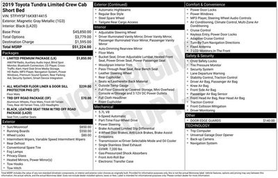 2019 Toyota Tundra Limited CrewMax