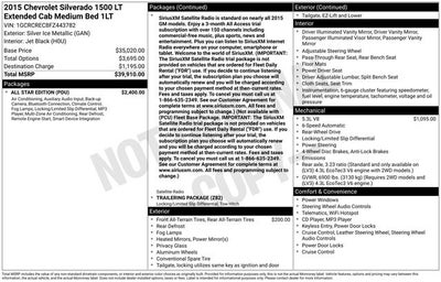 2015 Chevrolet Silverado 1500 LT