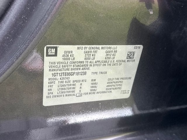 2016 GMC Sierra 2500HD SLT