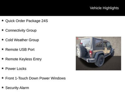 2017 Jeep Wrangler Unlimited Sport