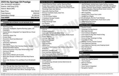 2025 Kia Sportage SX-Prestige