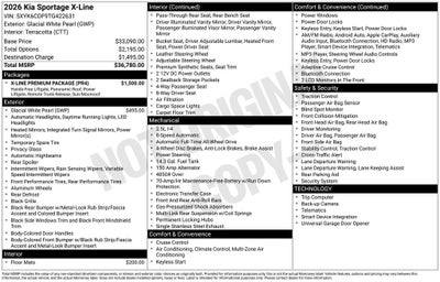 2026 Kia Sportage X-Line