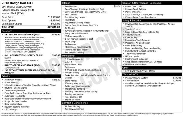 2013 Dodge Dart SXT