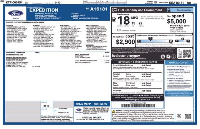 2025 Ford Expedition Platinum