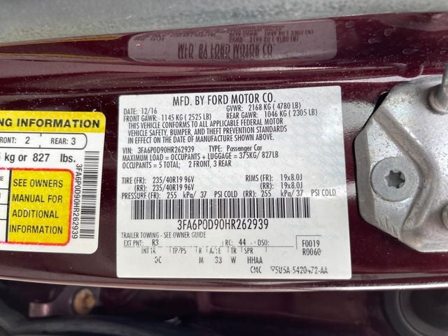 2017 Ford Fusion Platinum
