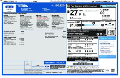 2019 Ford Fusion SE