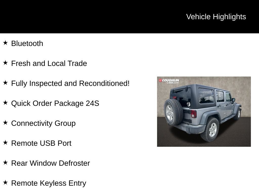 2017 Jeep Wrangler Unlimited Sport
