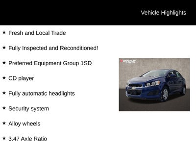 2014 Chevrolet Sonic LT