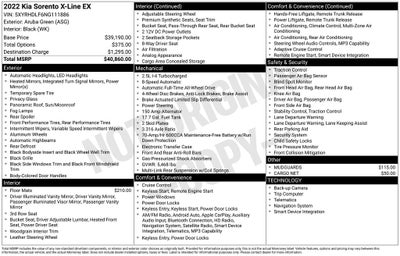 2022 Kia Sorento X-Line EX