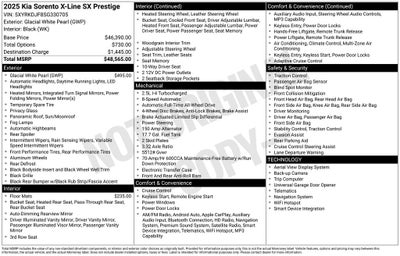 2025 Kia Sorento X-Line SX Prestige