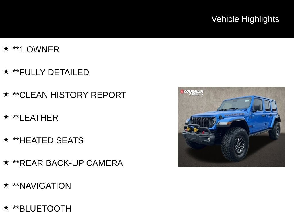 2024 Jeep Wrangler Rubicon X