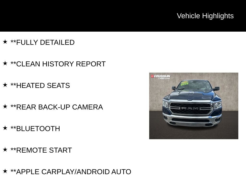 2023 RAM 1500 Big Horn/Lone Star