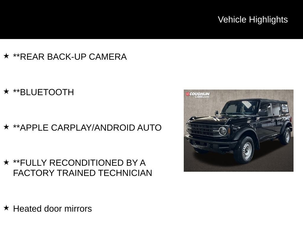 2022 Ford Bronco Base