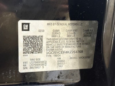 2019 Chevrolet Silverado 1500 Custom Trail Boss