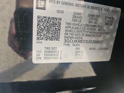 2018 Chevrolet Silverado 1500 LT LT1