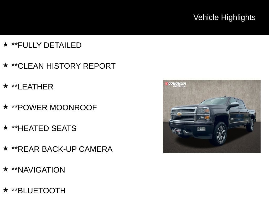 2014 Chevrolet Silverado 1500 High Country