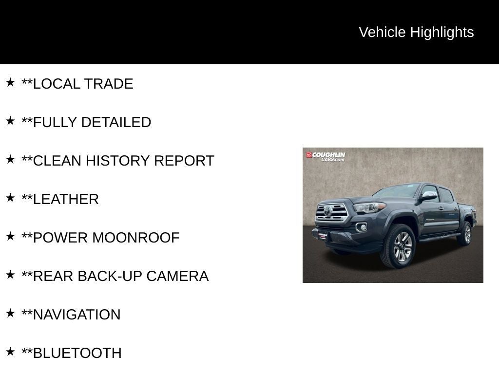 2019 Toyota Tacoma Limited V6