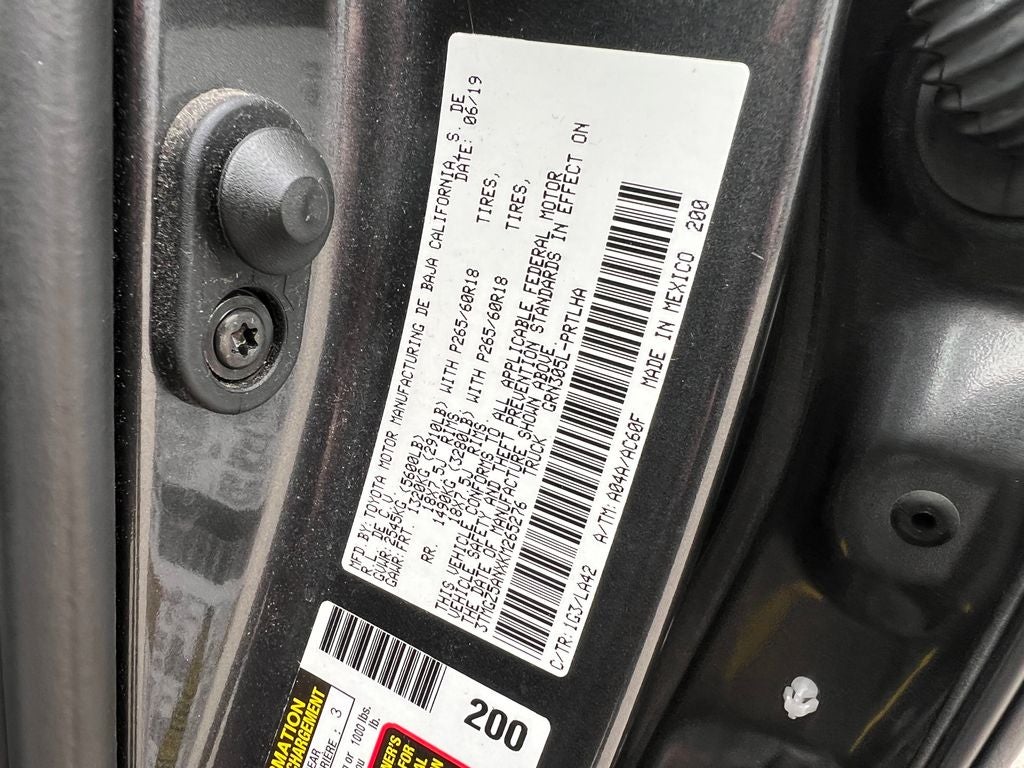 2019 Toyota Tacoma Limited V6