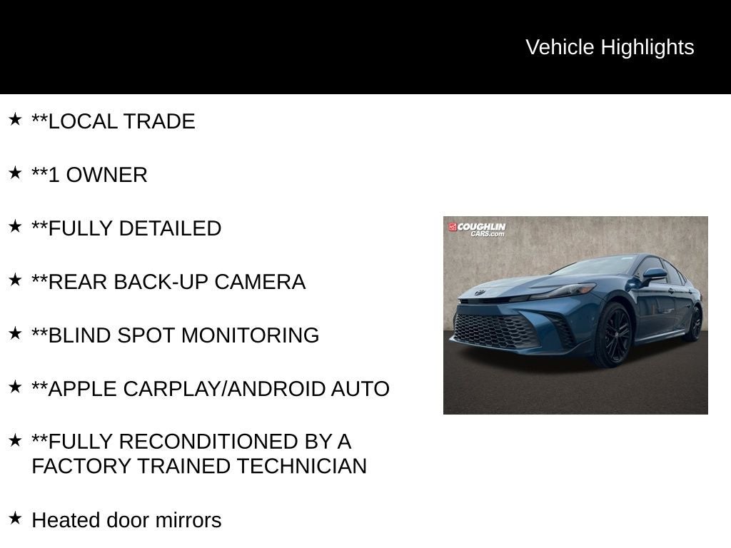 2025 Toyota Camry SE