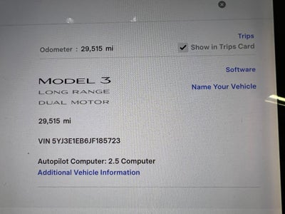 2018 Tesla Model 3 Long Range