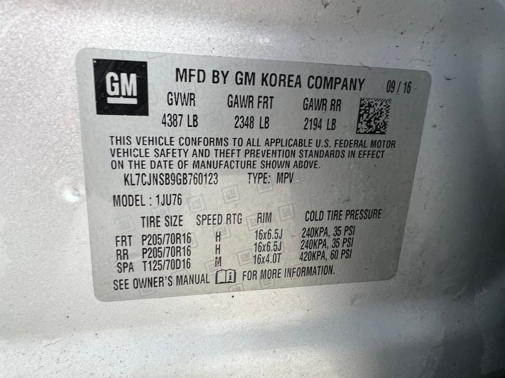 2016 Chevrolet Trax LS