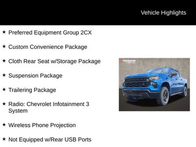 2023 Chevrolet Silverado 1500 Custom Trail Boss