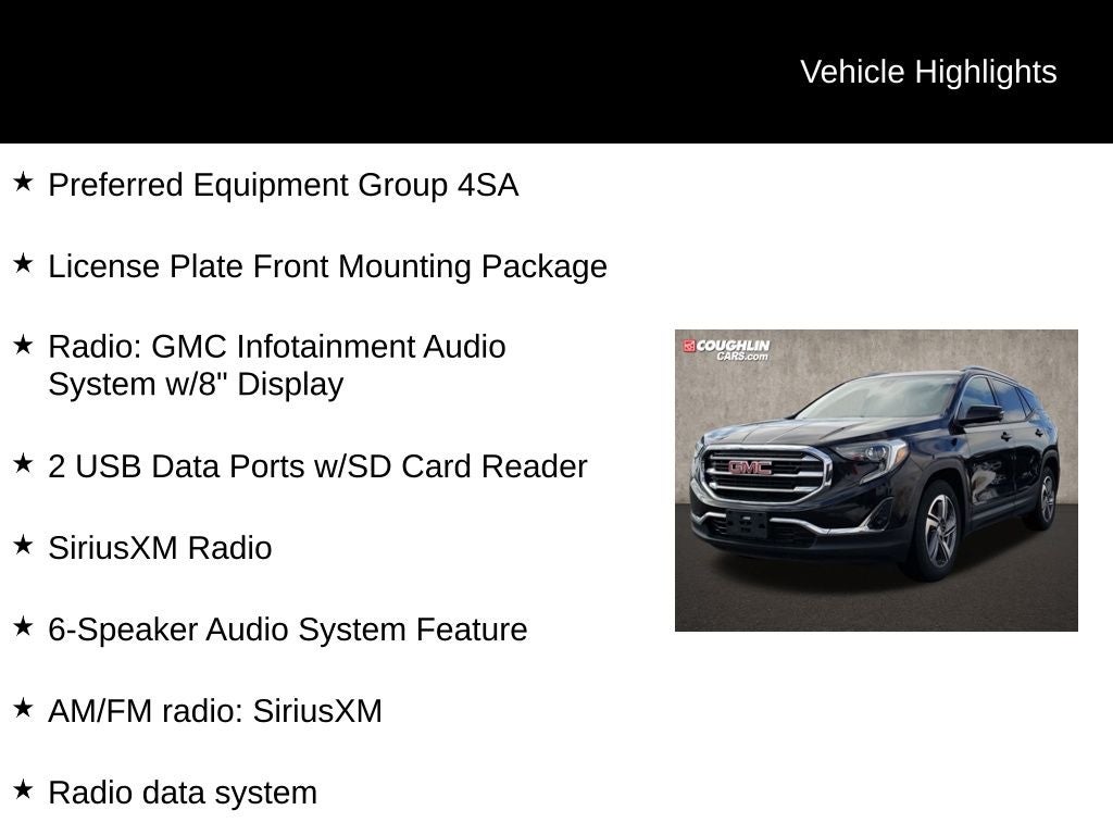 Used 2020 GMC Terrain SLT with VIN 3GKALPEV7LL211569 for sale in Newark, OH