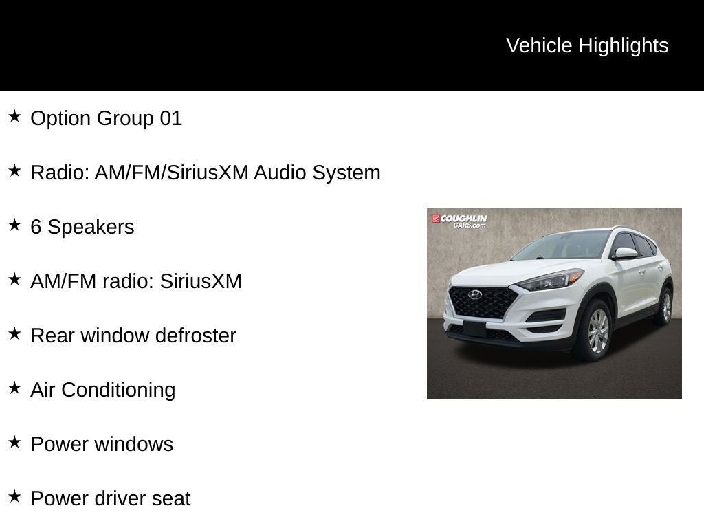 Used 2019 Hyundai Tucson Value with VIN KM8J3CA48KU027128 for sale in Newark, OH