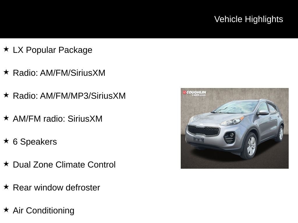 Used 2019 Kia Sportage LX with VIN KNDPMCAC1K7555448 for sale in Pataskala, OH