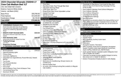 2025 Chevrolet Silverado 2500 HD LT