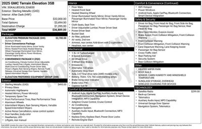2025 GMC Terrain Elevation