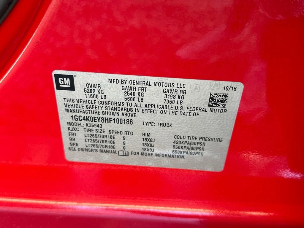 2017 Chevrolet Silverado 3500 HD LTZ