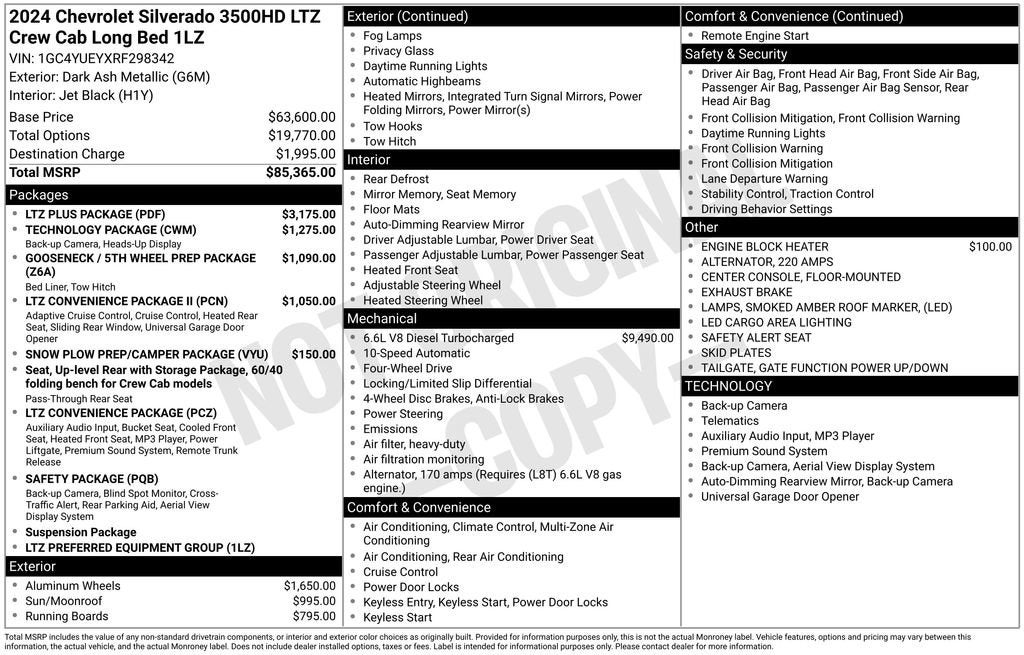 2024 Chevrolet Silverado 3500 HD LTZ DRW