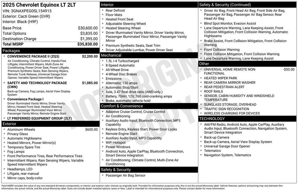 2025 Chevrolet Equinox LT