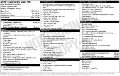2023 Toyota Corolla Cross XLE
