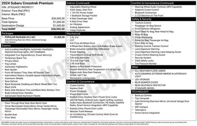 2024 Subaru Crosstrek Premium